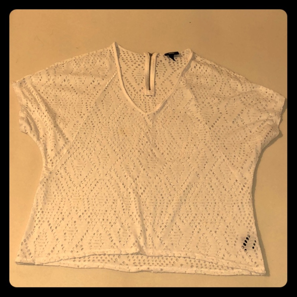 Unique! M Mossimo See Thru Top